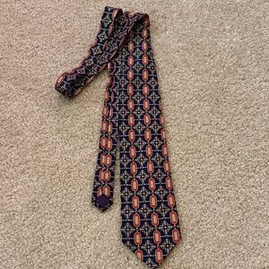 Morley patterned silk tie